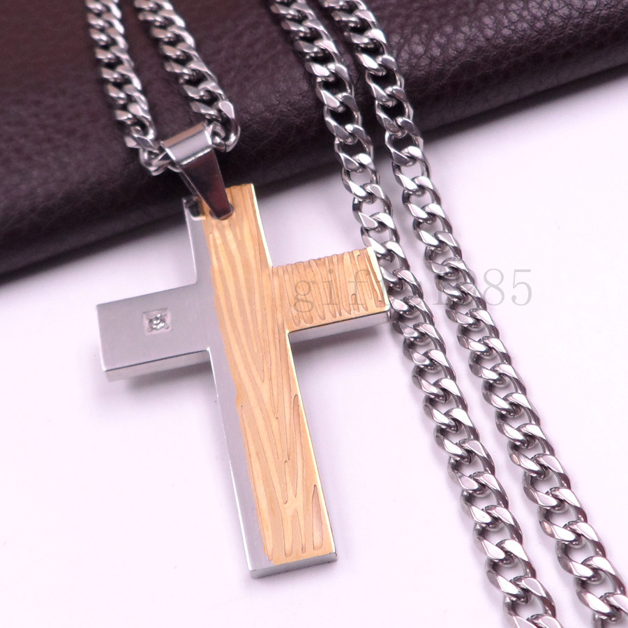 18-40" MENS Stainless Steel cool Silver Cuban Curb Link Chain Necklace Cross Pendant
18-40" MENS Stainless Steel cool Silver Cuban Curb Link Chain Necklace Cross Pendant