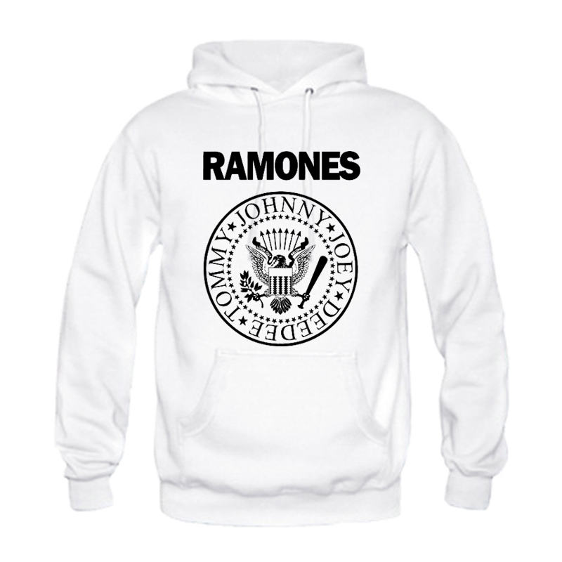 Wholesale-Men Cool Custom Design Ramones Popular Rock Hip Hop Print Casual Hoodies Sweatshirts Fashion Persionalized Special High Quality