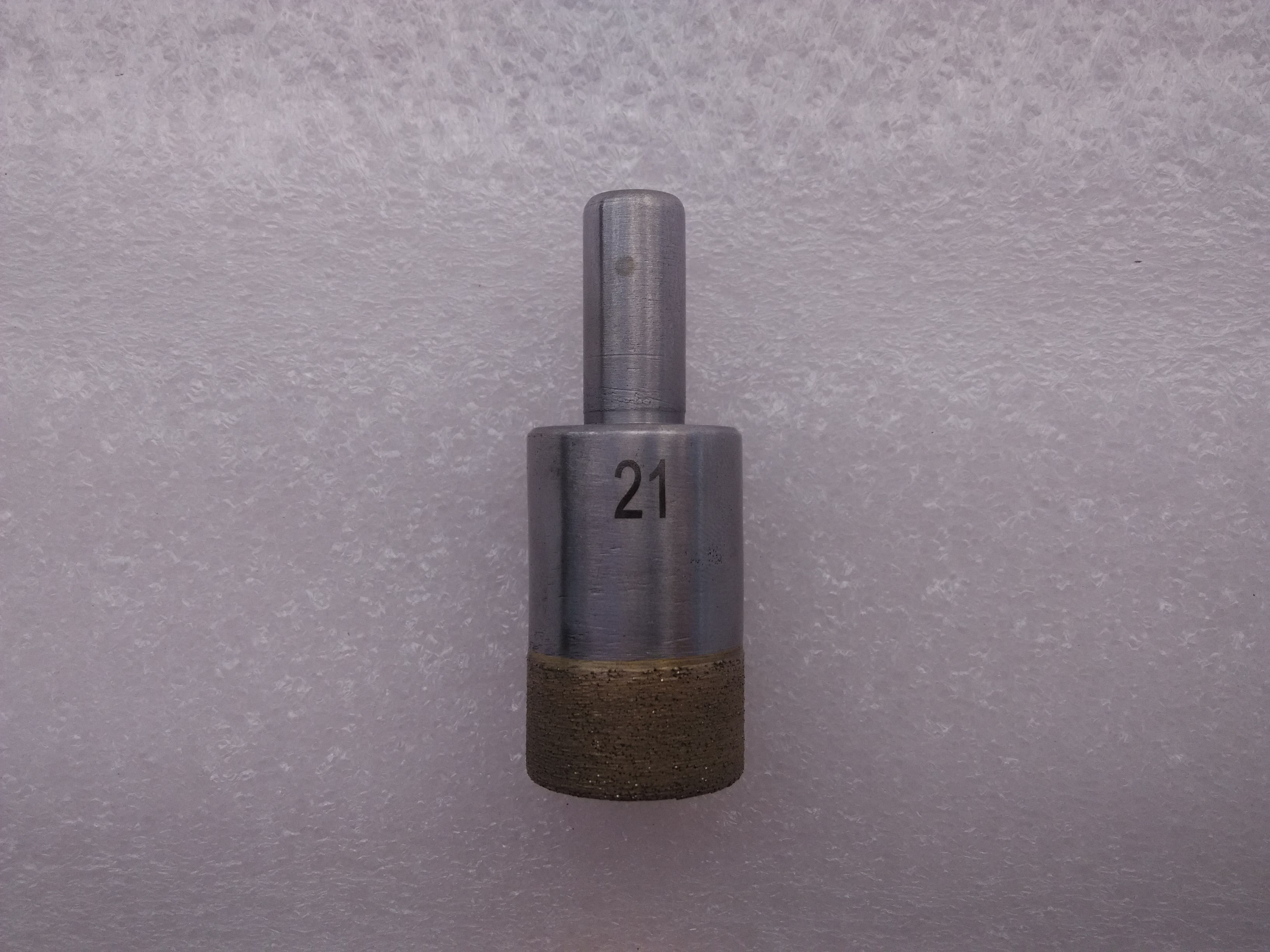 RZZ 24-55mm Straight Shank Core Drill Bit Sintered Diamond Sand Drilling for Glass Stone Tile