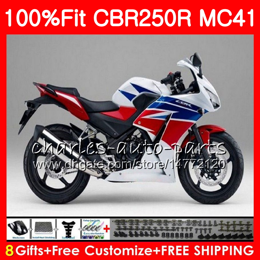 Injection For HONDA CBR250 R CBR 250R 300R 11 12 13 14 15 white black 94NO32 CBR300R CBR250R MC41 CBR 250 R 2011 2012 2013 2014 2015 Fairing, No. 1
Injection For HONDA CBR250 R CBR 250R 300R 11 12 13 14 15 white black 94NO32 CBR300R CBR250R MC41 CBR 250 R 2011 2012 2013 2014 2015 Fairing, No. 1