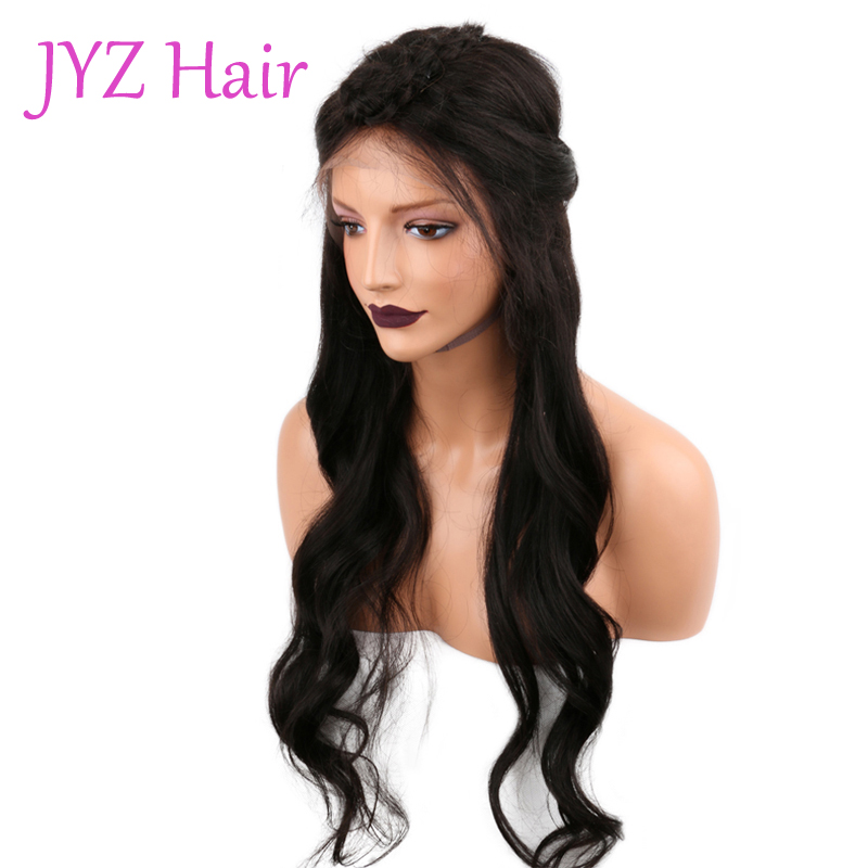 Lace Front Wig Natural color Loose Wave Brazilian Malaysian Virgin Human Hair Full Lace Wig Unprocessed Cheap Price For Selling