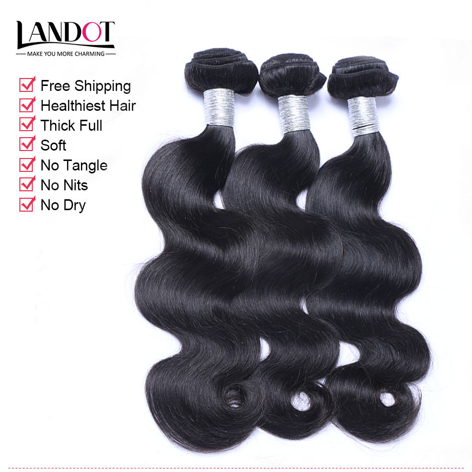 15 Bundles Brazilian Peruvian Malaysian Indian Virgin/Hair Body Wave Straight Unprocessed Brazilian Human Hair Weave Natural Color Extension