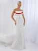Zuhair Murad Illusion Sexy Wedding Dresses With Shawl Applique Beads Sheer Jewel Neck Bohemian Wedding Dress Elegant Country Bridal Gowns