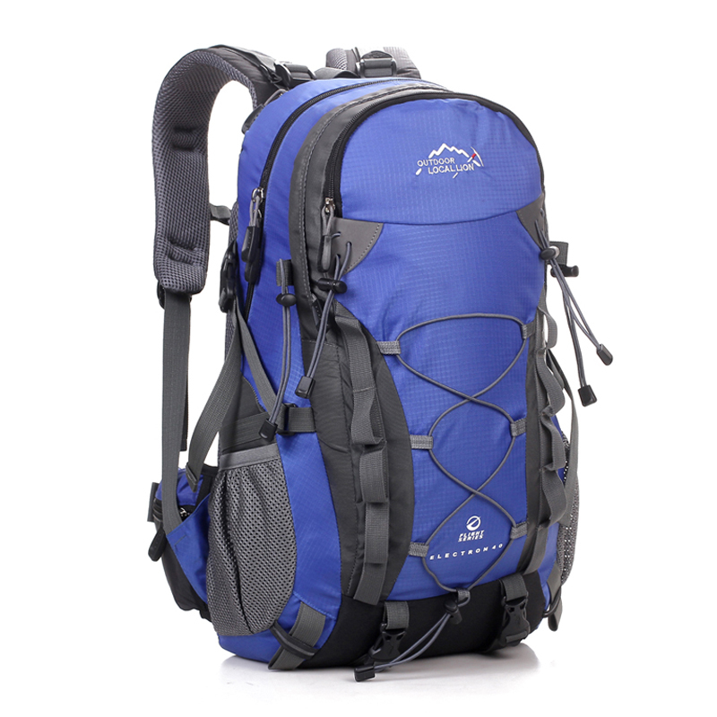 

40L Unisex Sport Nylon Waterproof Bag Travel Backpack Outdoor Camping Mochilas Climbing Hiking Backpack Sport Back Bag 30, Green