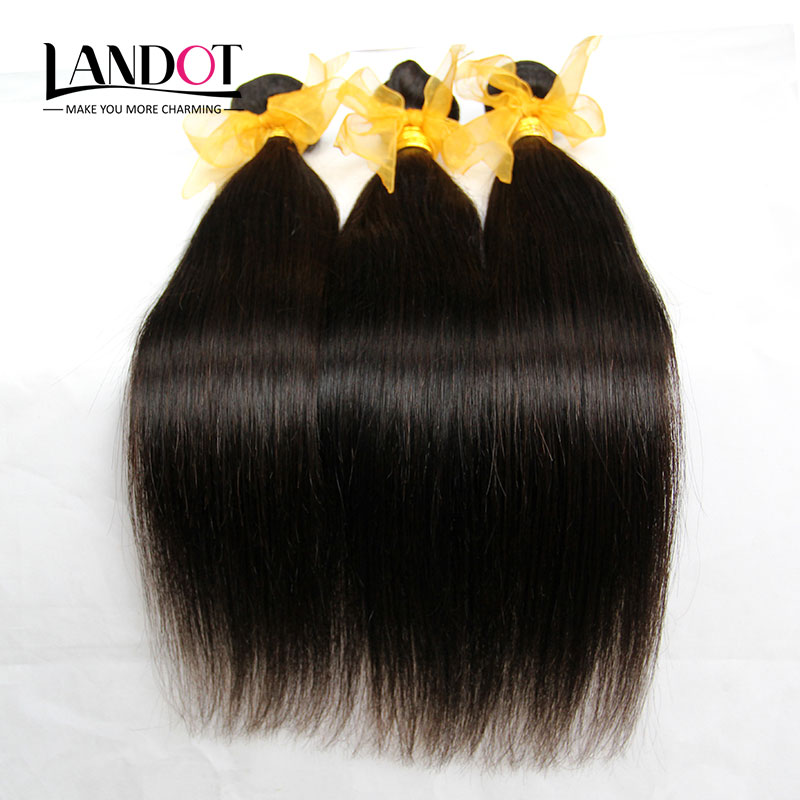 Malaysian Virgin Hair Straight 3/4/5 Bundles Unprocessed Indian Cambodian Brazilian Peruvian Remy Human Hair Weaves Natural Black Extensions