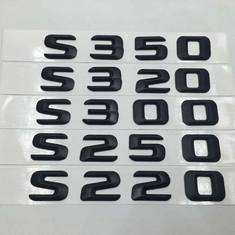German Car Stickers S200 S250 S300 S320 S350 Trunk Logos Emblem Badges Decal For Mercedes Benz W220 W221 Accessories, Chrome black
German Car Stickers S200 S250 S300 S320 S350 Trunk Logos Emblem Badges Decal For Mercedes Benz W220 W221 Accessories, Chrome black