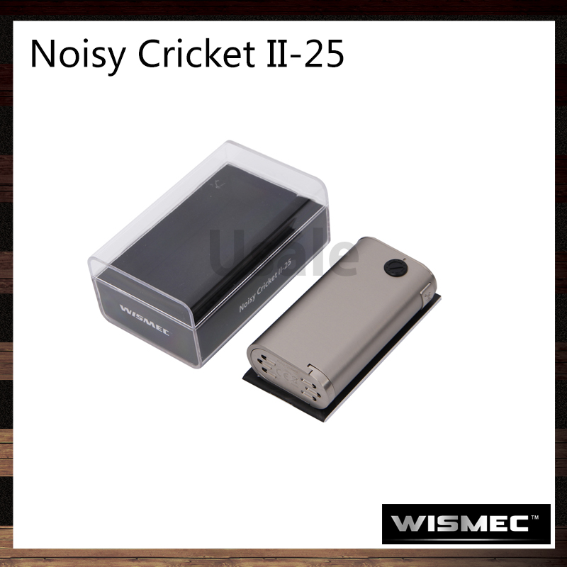 Wismec Noisy Cricket II-25 MOD Noisy Cricket 2 Mod Best Match with Wismec Neutron RDA Atomizer 100% Original
Wismec Noisy Cricket II-25 MOD Noisy Cricket 2 Mod Best Match with Wismec Neutron RDA Atomizer 100% Original