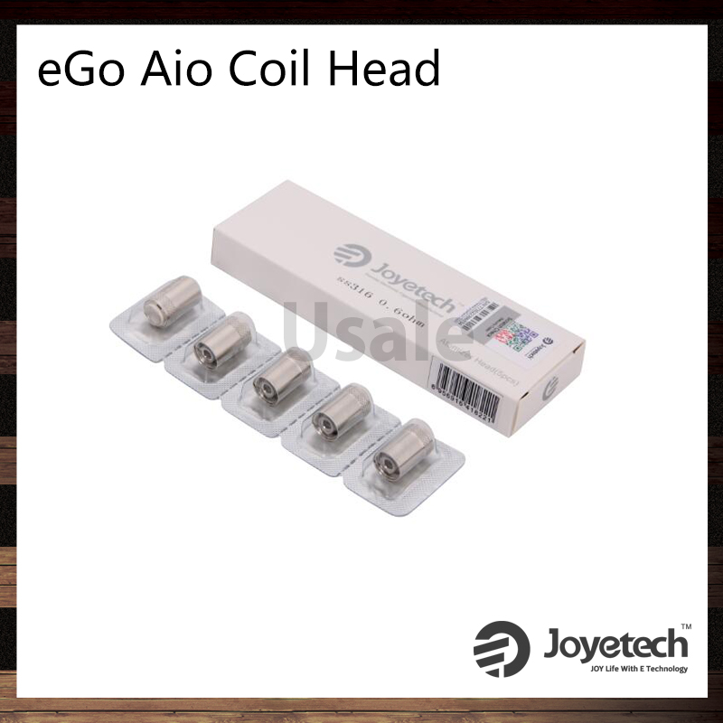 Joyetech eGo Aio Coils Head SS316 0.6ohm Replace Atomizer Coil Head For eGo Aio Kit 100% Original
Joyetech eGo Aio Coils Head SS316 0.6ohm Replace Atomizer Coil Head For eGo Aio Kit 100% Original