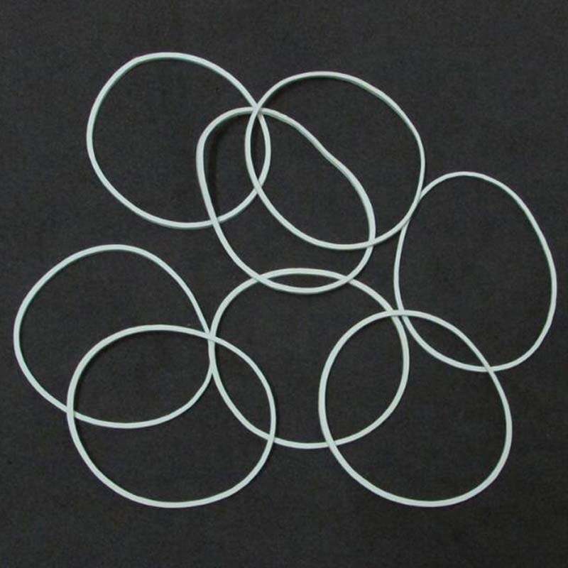 High Quality 500pcs/Pack 50mm White Color Rubber Band Strong Elastic Band School Office Supplies Free Shipping Papelaria