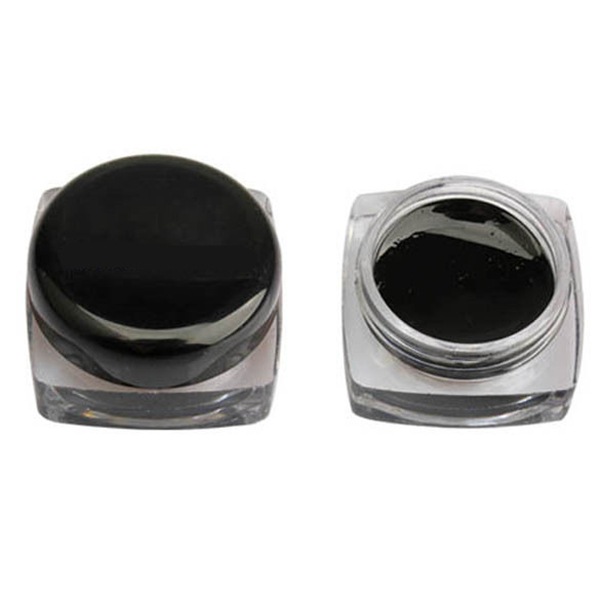Eye Liner Makeup New Products Color Cosmetics Waterproofing Black Little Eyeliner Cream Is Not Blooming Enduring With Brush Portable