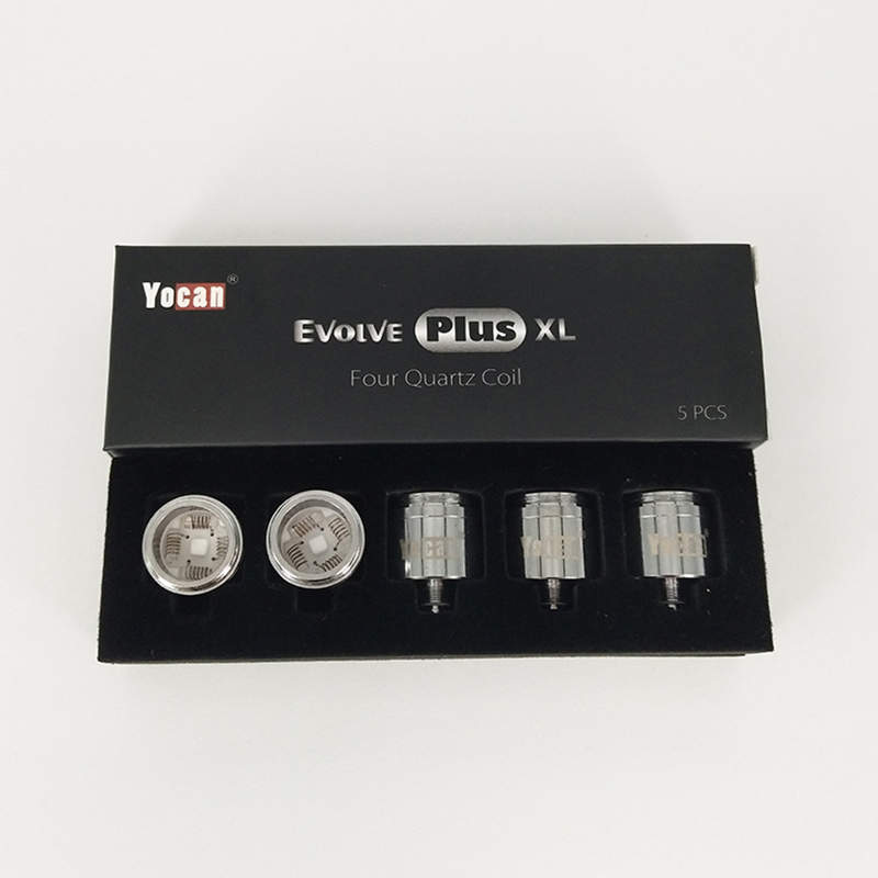 2018 Authentic Coil Four Quartz Coils for Yocan Evolve Plus XL Kit Vaporizers Vape Dab Pen Replacement Vape Coil 5pcs/pack
2018 Authentic Coil Four Quartz Coils for Yocan Evolve Plus XL Kit Vaporizers Vape Dab Pen Replacement Vape Coil 5pcs/pack