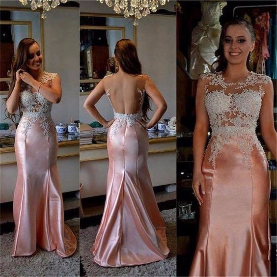 Splendid Women 2018 Prom Dresses Sheer Appliques Beaded Sexy Open Back Jewel Vestidos de Festa Satin Ruffle Mermaid Evening Party Gowns, Black
Splendid Women 2018 Prom Dresses Sheer Appliques Beaded Sexy Open Back Jewel Vestidos de Festa Satin Ruffle Mermaid Evening Party Gowns, Black