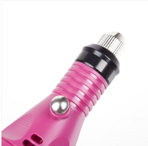 Nail Tools Electric Drill Power with 6bits US Adapter Acrylic Gel Remover Machine Manicure Pedicure Tool