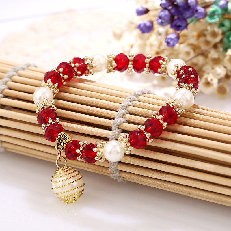 Fashion Korea Strands Style Bracelet Crystal Simulated Pearl Beads Bracelets Lady Charm Bangles Pulseras Mujer Jewelry for Women Christmas Gift
Fashion Korea Strands Style Bracelet Crystal Simulated Pearl Beads Bracelets Lady Charm Bangles Pulseras Mujer Jewelry for Women Christmas Gift