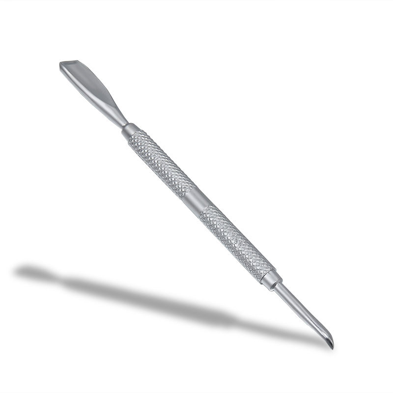 2 x Nail Art Stainless Steel Cuticle Pusher Remover Trimmer Manicure Set Tool #T701