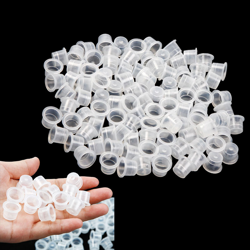 Tattoo Ink Cups 13MM Medium SizeSupply Professional Permanent Tattoo Accessory for Machine Plastic New 1000Pcs/lot