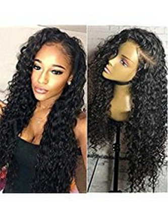 

hd water wave front wig with cap curly pre plucked 360 lace frontal human wigs for black women brazilian virgin 8a 12-24inch 130% density diva1, Natural color