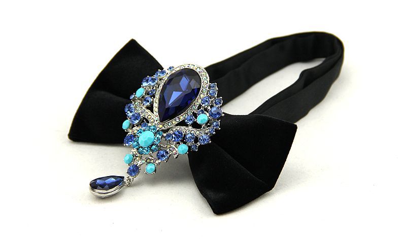 finest neckwear for men evening party wedding bow tie diamond butterfly wool bowknot casual bowties stage boxed gift