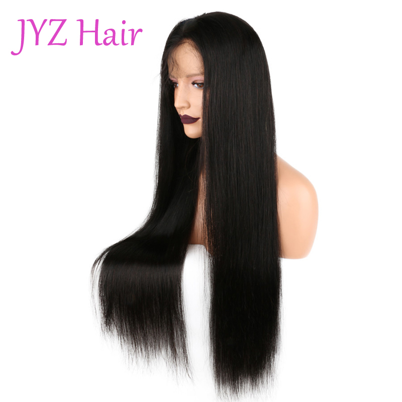 Straight Full Lace Wigs / Lace Front Wigs With Baby Hair 100% Brazilian Peruvian Malaysian Indian Unprocessed Virgin Human Hair Wigs