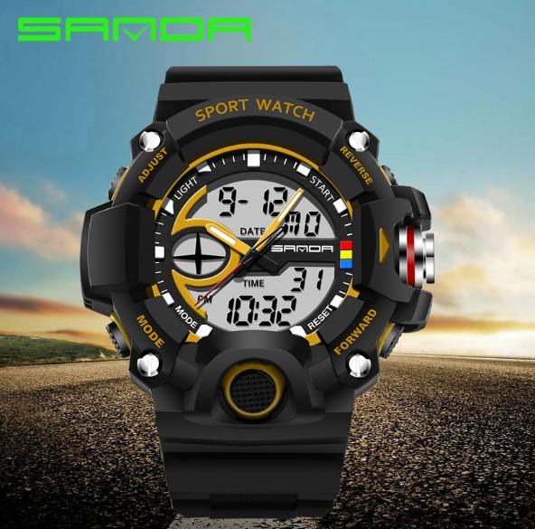 Brand sanda Student Sports Electronic Watch Men's Teens Multifunctional Outdoor Watch Wrist Watch
Brand sanda Student Sports Electronic Watch Men's Teens Multifunctional Outdoor Watch Wrist Watch