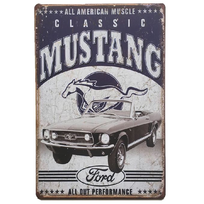 Classic Mustang Ford Retro rustic tin metal sign Wall Decor Vintage Tin Poster Cafe Shop Bar home decor
Classic Mustang Ford Retro rustic tin metal sign Wall Decor Vintage Tin Poster Cafe Shop Bar home decor
