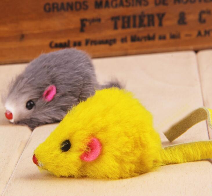 Rabbit Fur False Mouse Pet Cat Mini Funny Playing Toys For Cats Kitten G1047