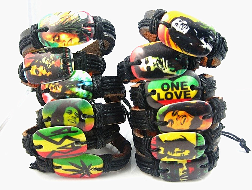 wholesale bulk mixed styles top 24pcs/lot retro leather Bob Marley Rasta cuff bracelets brand new multi-colors, White
wholesale bulk mixed styles top 24pcs/lot retro leather Bob Marley Rasta cuff bracelets brand new multi-colors, White