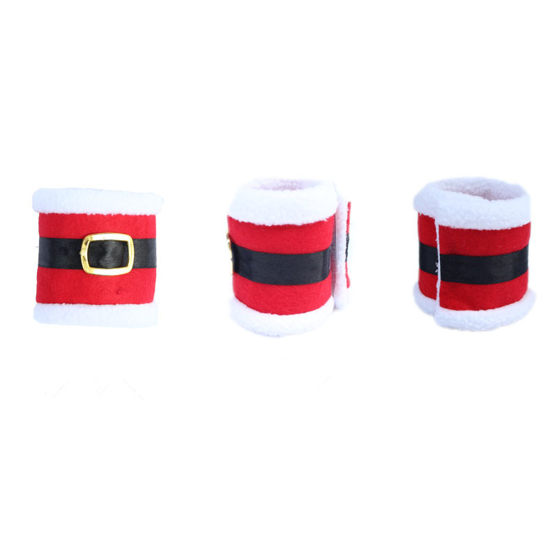 Christmas Decor Napkin Holders Tableware Dinner Decorations Santa Claus Cover for Christmas Xmas Hotel Table decoration JF-120