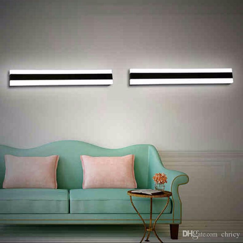 LED acrylic morror light 15w/18w bathroom lighting makeup mirror led light fixture home decoration lighting wall sconces