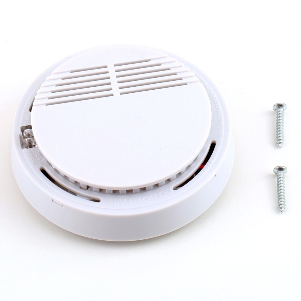 Stable Photoelectric Wireless Detector High Sensitive Fire Alarm Sensor Monitor Tester For Home Security System Cordless
