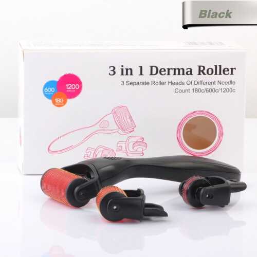 3 In 1 TITANIUM Derma Roller For Face and Body With Interchangeable Roller Heads 0.5/1.0/1.5
3 In 1 TITANIUM Derma Roller For Face and Body With Interchangeable Roller Heads 0.5/1.0/1.5