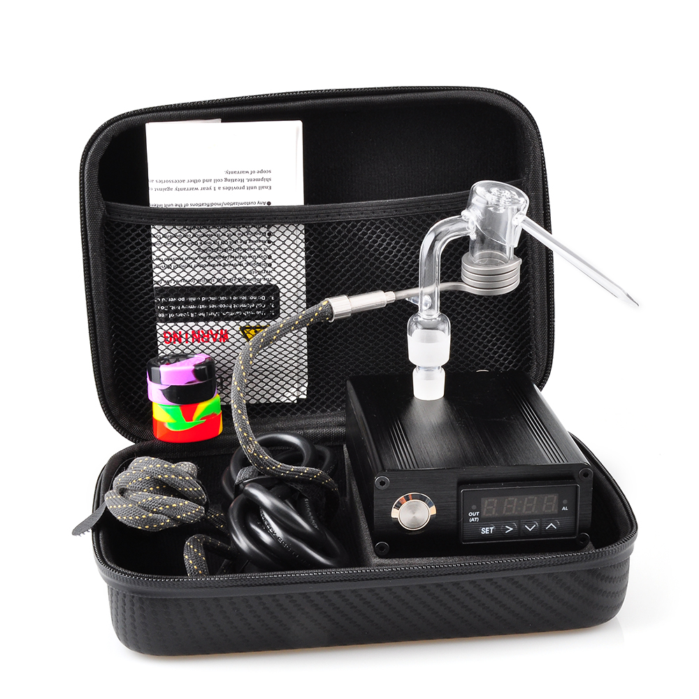 Fancier Enail E-nail Banger Quartz Nail Electric E Dab Nail Box Kit With Quartz Nail Vapor Wax Dry Herb Temperature Controller Box
Fancier Enail E-nail Banger Quartz Nail Electric E Dab Nail Box Kit With Quartz Nail Vapor Wax Dry Herb Temperature Controller Box