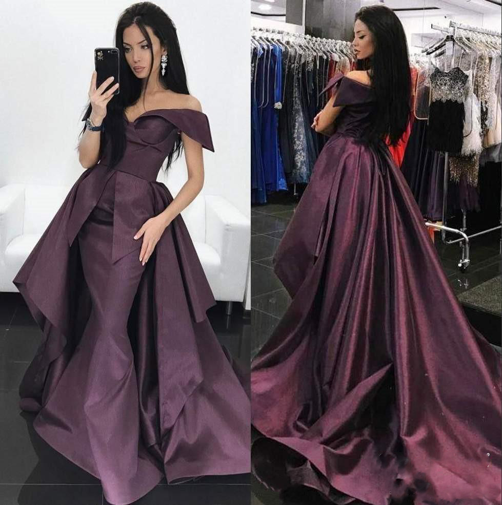 Gorgeous Grape Mermaid Evening Dresses With Train Off Shoulder Formal Prom Dress Gowns Pleats Party Dresses, Green
Gorgeous Grape Mermaid Evening Dresses With Train Off Shoulder Formal Prom Dress Gowns Pleats Party Dresses, Green