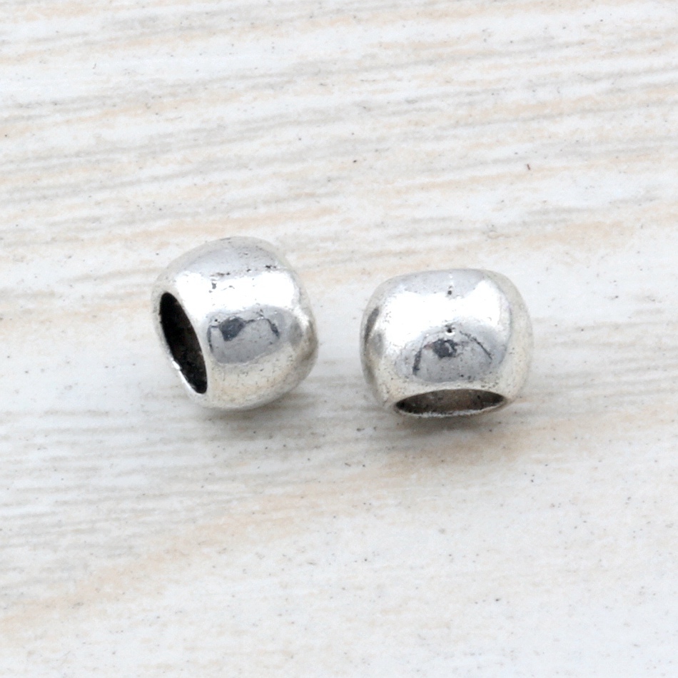 300pcs Alloy Bali Style Smooth Round Barrel Spacer Bead For Jewelry Making Bracelet Necklace DIY Accessories 5.5x4.5mm D30
300pcs Alloy Bali Style Smooth Round Barrel Spacer Bead For Jewelry Making Bracelet Necklace DIY Accessories 5.5x4.5mm D30
