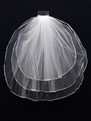 New Hot Saling In Stock Simple Satin Edge Pearl 3T With Comb Lvory White Shoulder Wedding Veil Bridal Veils
New Hot Saling In Stock Simple Satin Edge Pearl 3T With Comb Lvory White Shoulder Wedding Veil Bridal Veils
