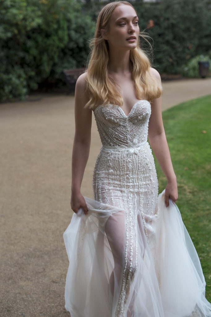 Riki Dalal 2019 Mermaid Backless Wedding Dresses With Long Sleeve Jacket Luxury Crystal Lace Bridal Gowns Sweep Train Country Wedding Dress