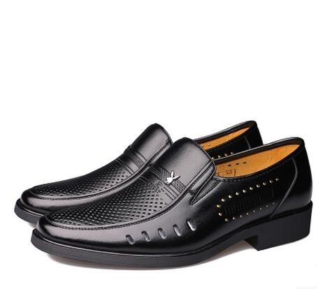 Summer of leather shoes men hollow out shoes the new summer 2016 authentic business suits perforated breathable comfortable men's shoes PX1, Brown
Summer of leather shoes men hollow out shoes the new summer 2016 authentic business suits perforated breathable comfortable men's shoes PX1, Brown