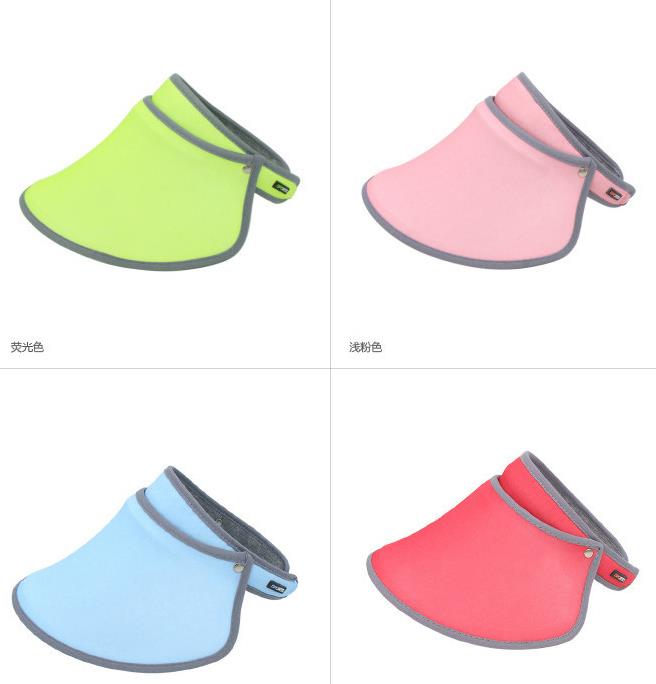 NEW Candy colors Sun Visors fashion men women Wide Brim Hats Sun Hat sports cap casual cap sunvisor Tennis Golf Adjustable Headband hat gift