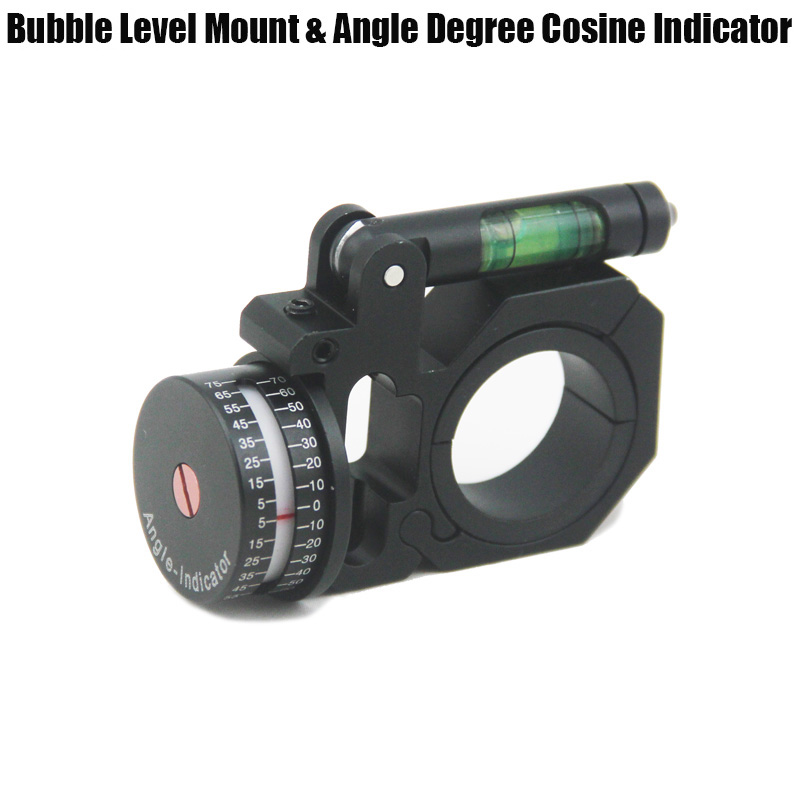 Universal 25mm/30mm Scope Rings Flippable Bubble Level Mount And Angle Degree Cosine Indicator For Optical Rifle Scope Sight Black
Universal 25mm/30mm Scope Rings Flippable Bubble Level Mount And Angle Degree Cosine Indicator For Optical Rifle Scope Sight Black