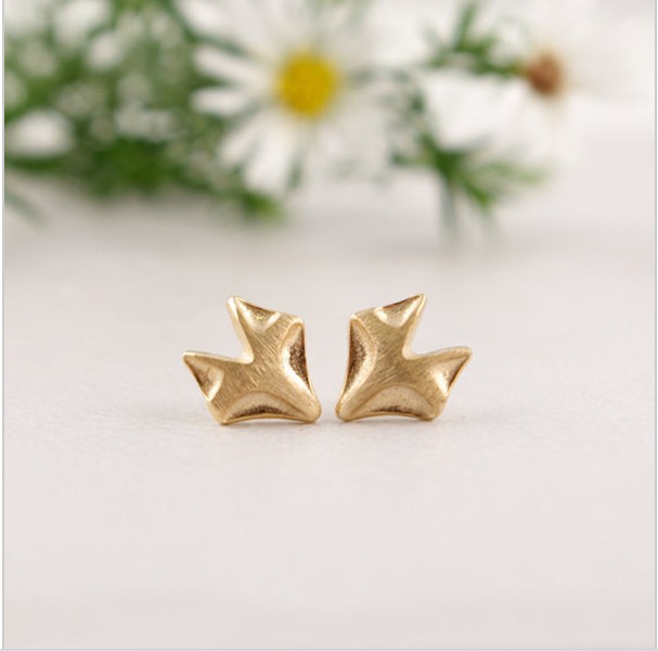 2018 The latest elements fox's head stud earrings gold stud earrings for women wholesale free shipping, Golden;silver
2018 The latest elements fox's head stud earrings gold stud earrings for women wholesale free shipping, Golden;silver