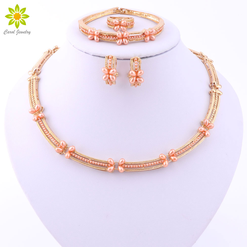 Women Gold Plated Jewelry Sets African Beads Statement Choker Necklace Earrings Bracelet Ring Wedding Party Accessorie
Women Gold Plated Jewelry Sets African Beads Statement Choker Necklace Earrings Bracelet Ring Wedding Party Accessorie