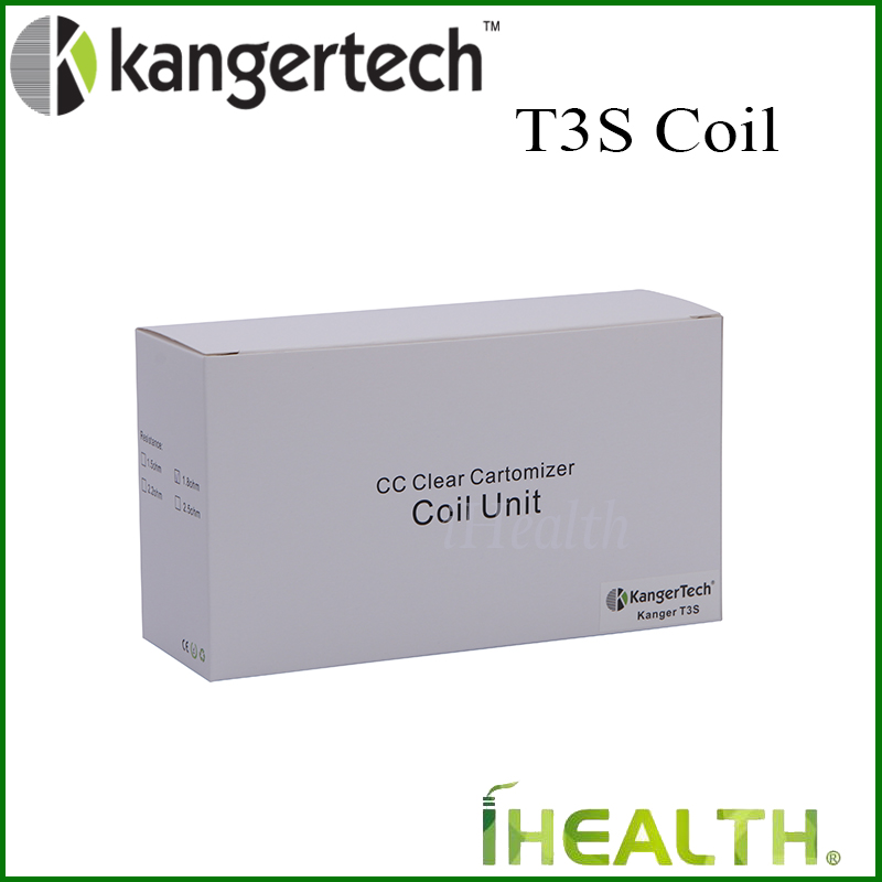 Kanger T3S Replacement Coil Head 100% Original Coil Unit for MT3S T3S Replaceable Coil Head 1.5 1.8 2.2 2.5ohm
Kanger T3S Replacement Coil Head 100% Original Coil Unit for MT3S T3S Replaceable Coil Head 1.5 1.8 2.2 2.5ohm