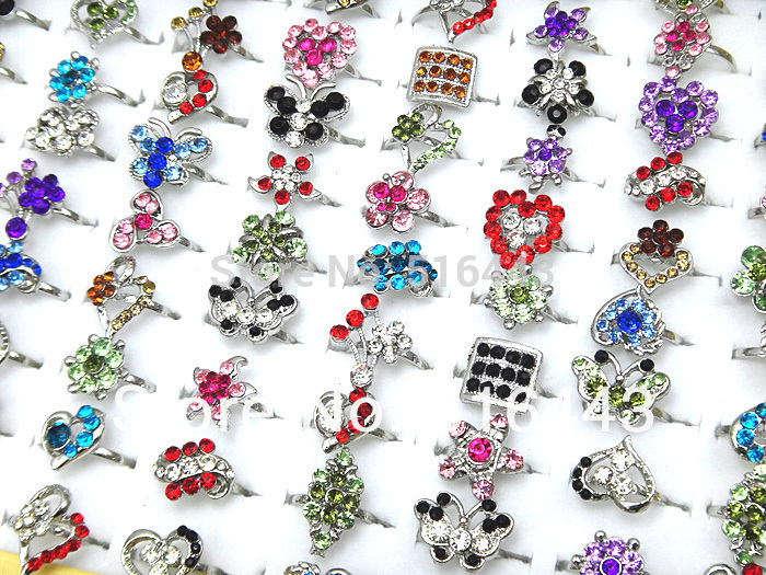 100pcs Crystal Czech Rhinestones Fashion Silver Plated Adjustable Women Rings Wholesale Jewelry Lots A-040
100pcs Crystal Czech Rhinestones Fashion Silver Plated Adjustable Women Rings Wholesale Jewelry Lots A-040