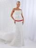 Zuhair Murad Illusion Sexy Wedding Dresses With Shawl Applique Beads Sheer Jewel Neck Bohemian Wedding Dress Elegant Country Bridal Gowns