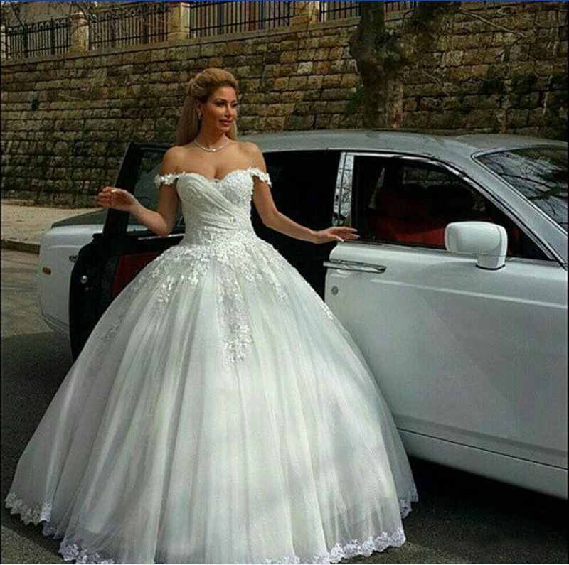 Cheap Vintage Puffy Ball Gown Custom Wedding Dresses Off Shoulder Lace Appliques Tulle Long Floor Length Plus Size Formal Bridal Gowns, Silver
Cheap Vintage Puffy Ball Gown Custom Wedding Dresses Off Shoulder Lace Appliques Tulle Long Floor Length Plus Size Formal Bridal Gowns, Silver