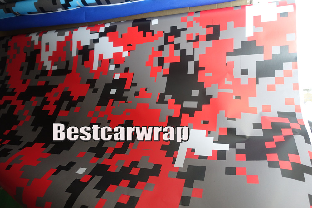 VARIOUS Colors Digital Camo Vinyl Car Wrap With Air release Tiger Camouflage Truck wraps covering styling Foil size 1.52x20m roll 5x67ft