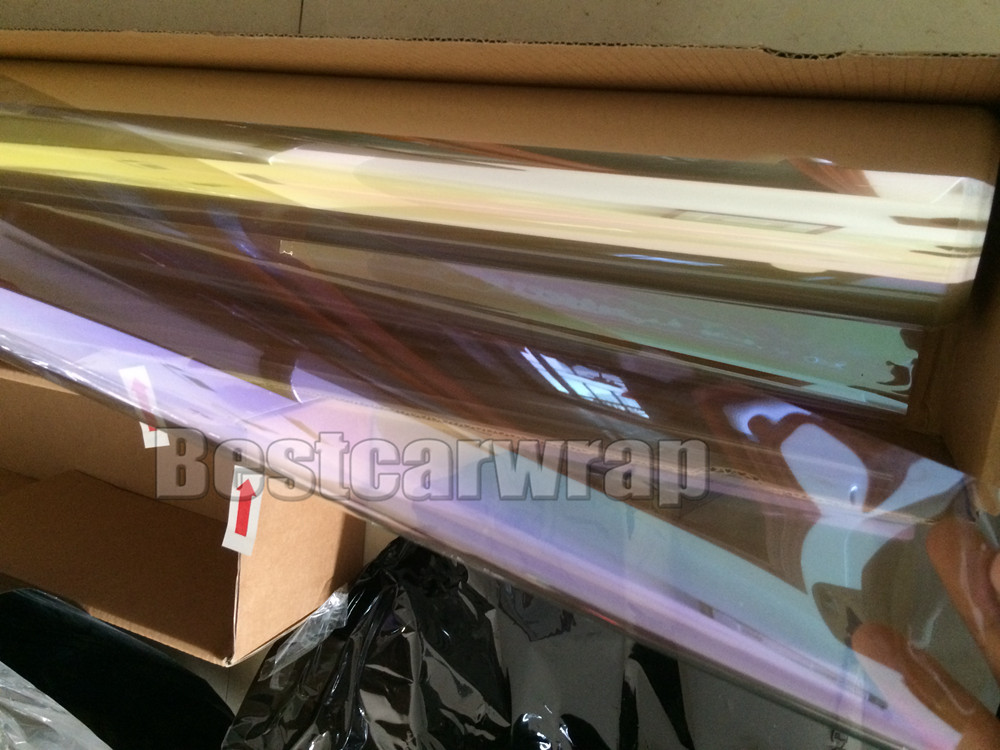 Premium Automobile Windshield chameleon Solar window film tinting for car windows Tint purple 1.52x30m/Roll 4.98x98ft