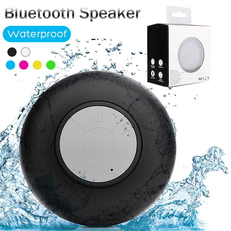 Mini Portable Subwoofer Shower Waterproof Wireless Bluetooth Speaker Car Handsfree Receive Call Music Suction Mic For iPhone Samsung Package от DHgate WW