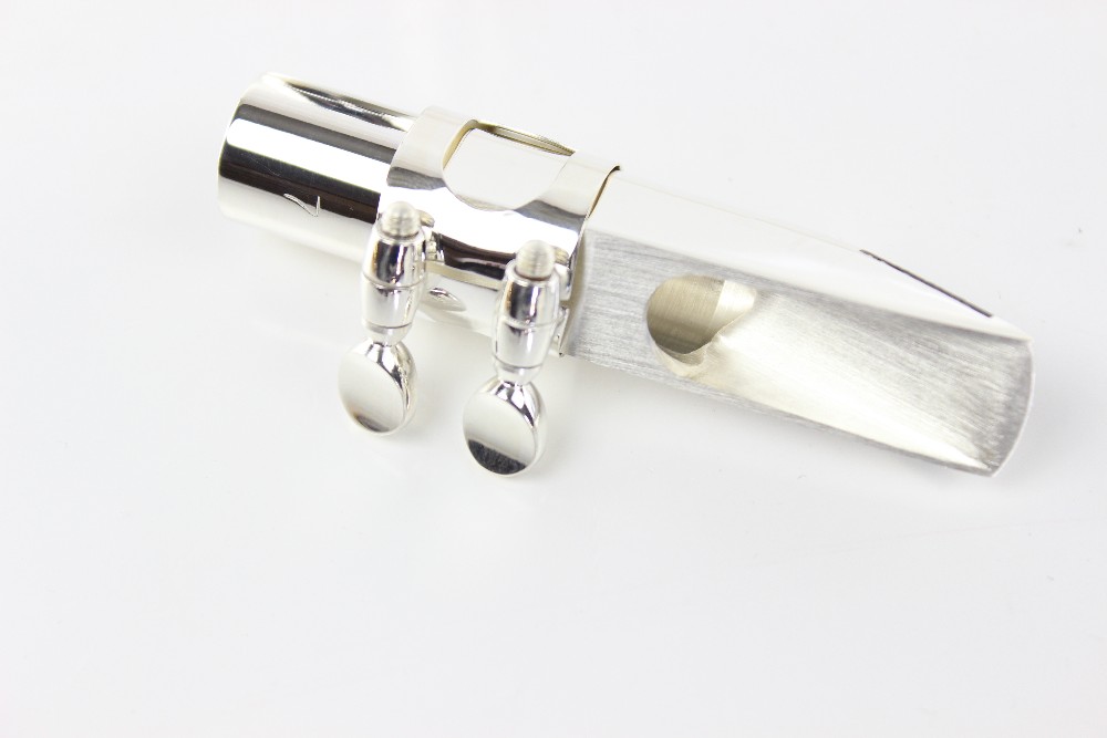 Dukoff Soprano Metal Sax Mouthpiece Gold and Silver Size 5~9 Soprano Saxophone B Tone Mouthpiece Brass Instruments