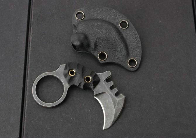 The One Mini Tiger Karambit Claw Fixed Blade Knives AUS8 G10 Handle Stonewashed Tactical Hunting Survival Pocket Utility EDC Tool Collection
The One Mini Tiger Karambit Claw Fixed Blade Knives AUS8 G10 Handle Stonewashed Tactical Hunting Survival Pocket Utility EDC Tool Collection